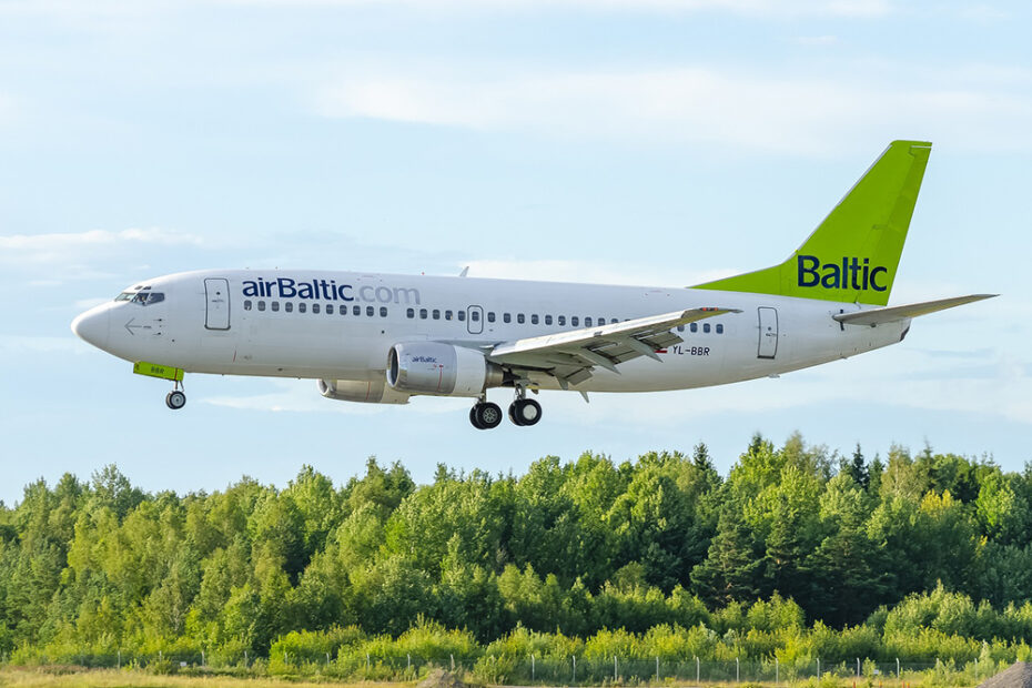 AirBaltic airplane